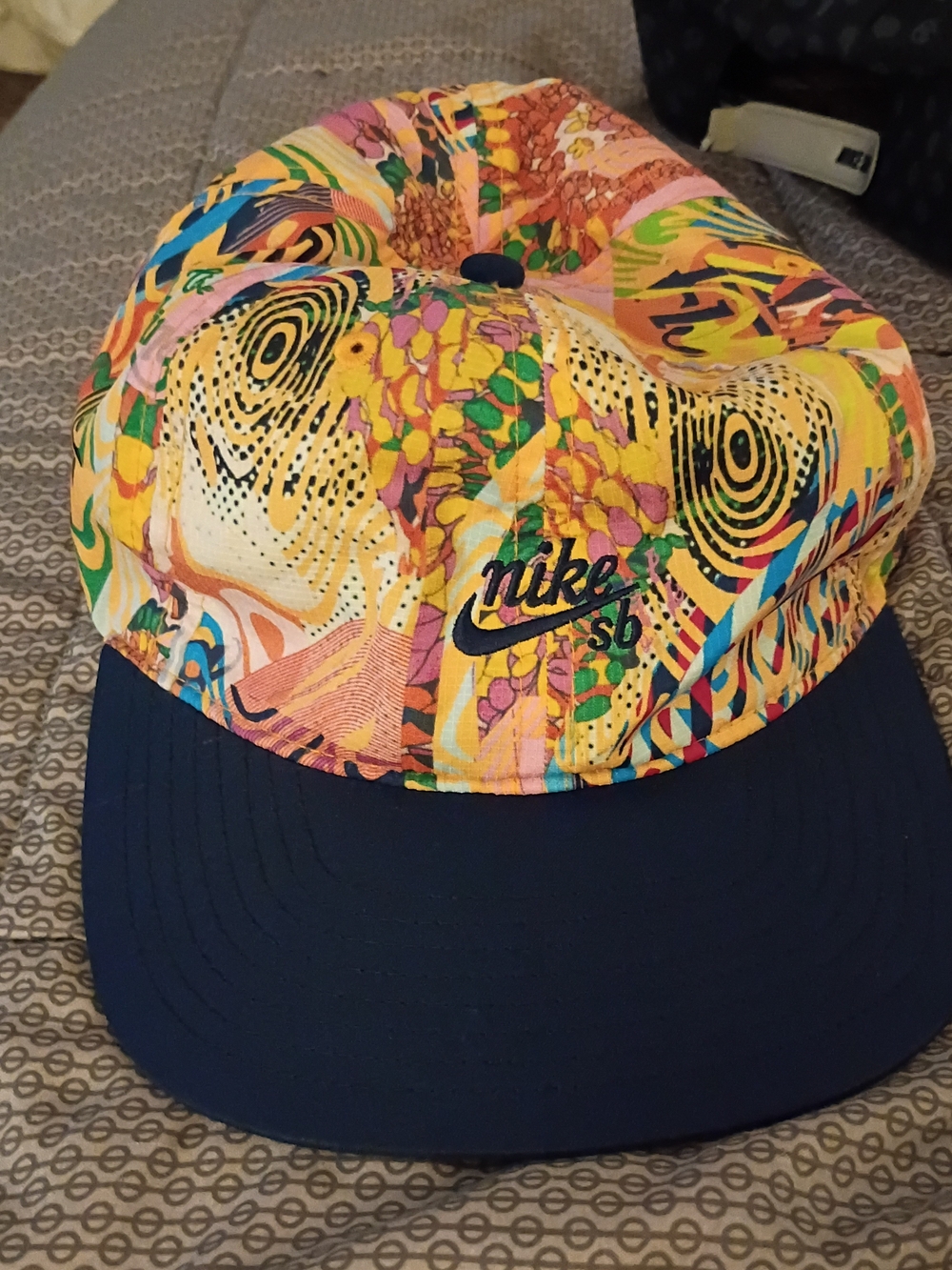 Nike SB X Killing Floor Patterned Cap with Navy Embroidery